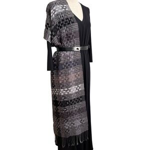 Open Weave Multi Color Scarf Shawl Wrap 15" x 80"